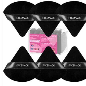 FACEMADE 6 Pieces Face Powder Puff in Case Sealed! NWT
